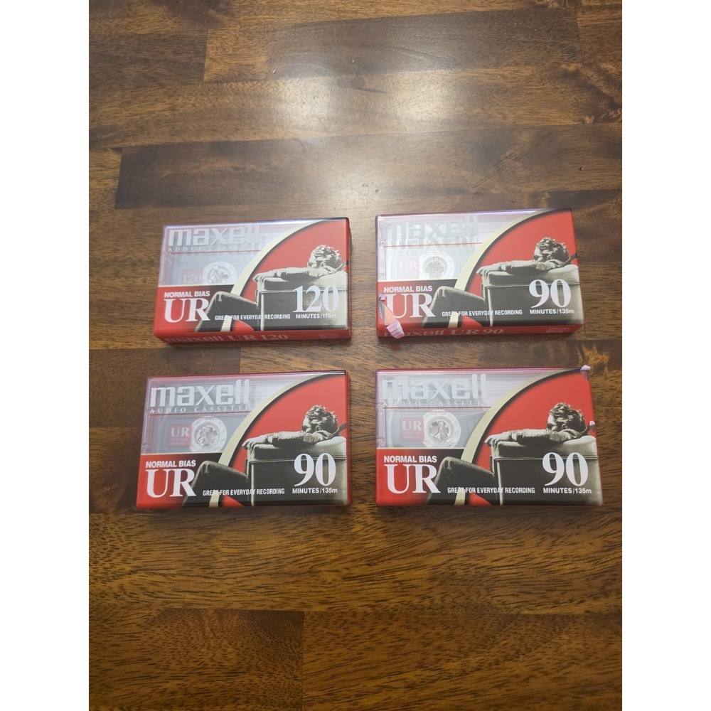 Maxell - Maxell UR 120 (Cassette Normal BIAS) Lot Of 4